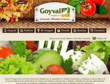 Tablet Screenshot of goyval.com